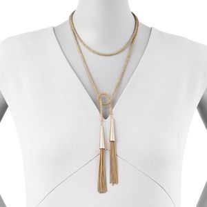 Kendra Scott Phara Wrap Necklace in Gold